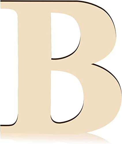 Image of 12inch Blank Wooden Letters,1/4inch Thick Unfinished Wood Letters Decorative Alphabet Bord Letters for Wall Decor DIY Crafts Painting Wedding Birthday Party