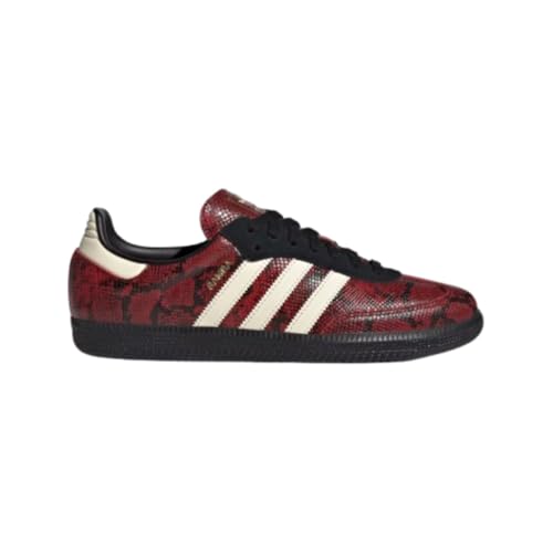 Image of adidas Originals Samba Mens Sneakers, Warm Vanilla /Core Black /Team Victory Red, Size 9