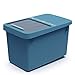Produktbild MERTNK Pet Food Storage Sealed BucketKitchen Super Large Reisbehälter Körnerreis Aufbewahrungsbox Müslibehälter Fall Mehlkisten Staubdichter Küchenorganisator (Color : Grey)