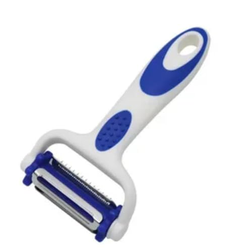 Descascador Multifuncional De Legumes e Frutas 3 em 1 (Azul)