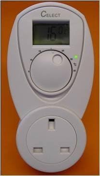 LCD Plug in Heating ONLY Thermostat (+5°C ~ + 35°C) 13Amp Plug