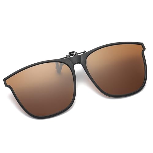 Lunettes de soleil polarisées à clip anti-reflet pour la conduite sécurisée en voiture