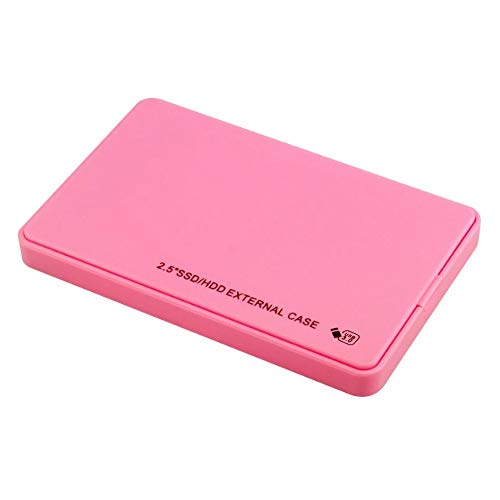 Caja externa para disco SSD 2.5 pulgadas USB 3.0 rosa miniatura 1
