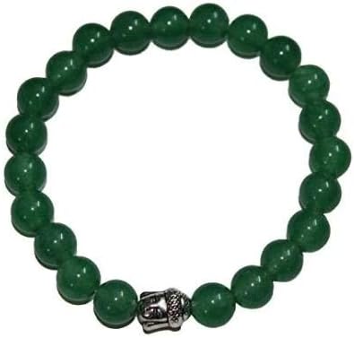 aurrastores Green Jade Bracelet (Stone of Luck and Wealth)