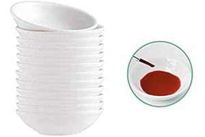 12 PCS Porcelain Stacking Watercolor Paint Palette, Convenient Empty Ceramic Dish for...