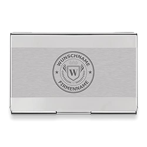Ywchoshe 1 STK Visitenkartenetuis, Edelstahl Visitenkartenhalter, Etall Kartenhalter Für