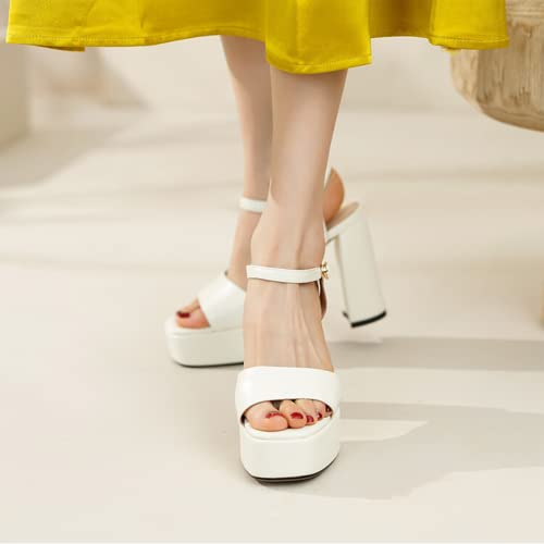 Chaussures à talons hauts épais pour les journées de bureau - 3