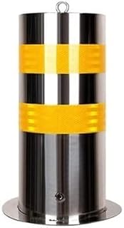 Safety Bollard Safety Bollard Post, Heavy Stainless Steel Parking Bollard Post for Roads, Communities, Garages for Garage Parking Lot-500 * 219mm,