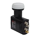 Filtro anti 4G LTE, carcasa de LNB totalmente encapsulada, cubierta de protección climática extraíble, conectores F refinados