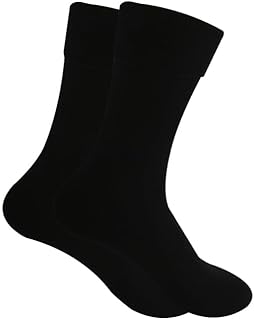 مجموعة شرابات فيوتشر للرجال من مكونة 3 شرائط سيليكون عند الكعب لون اسود مقاس 36-40