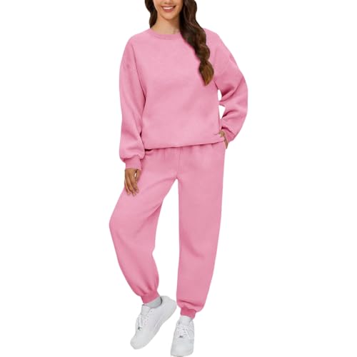 2026 Chandal Mujer Completo Invierno 2 Piezas Sudadera con Capucha Basicas y Pantalones Jogger Conjunto Deportivo Otoño Ropa Deportiva Conjuntos Set Chándal Tracksuit Tallas Grandes