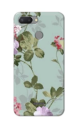 Image of Printed Hard Back Cover Case for Mi Redmi 6 Back Cover (Floral Painting) -1302