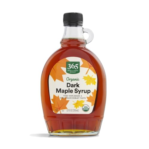 365 by WFM Organic Grade A Dark Maple Syrup, 12oz
