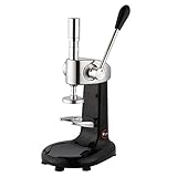 VPABES Manual Espresso Tamper Machine, Stainless Steel Coffee Bean Press Professional Barista Quantitative Tamper Tool with 2.28in Tamping Base for Commercial and Home Use,Ergonomic Handle