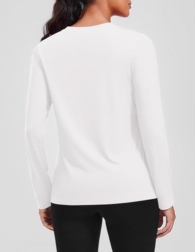 PINSPARK Women Sun Shirt Long Sleeve Quick Dry Hiking Shirts with Thumbholes UPF 50+ Workout Tops for Outdoor Running4