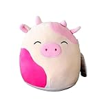 Squishmallows Cow Officially Licensed Kellytoy Plush - Collectible Soft & Squishy Stuffed Animal Toy (Caedyn The Cow 7.5')