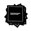 Five Star Napkins Snarky Quotes Black Cotton Cocktail Napkins Beverage Napkins Bar Napkins Cloth Napkins Party Napkins Events Holidays Weddings Birthdays Disposable 45 x 45 50x