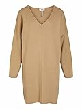 Gerader Saum Object Damen Kleid Danitza Hellbraun XL (42)