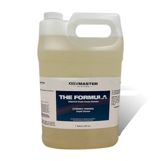 Drymaster Systems THE FORMULA High Traffic Carpet Cleaning Solution for Professional and Commercial Use - 1 Gallon