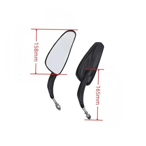 Espejo retrovisor lateral de aluminio resistente para Road King Classic 2