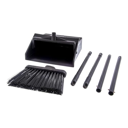 Sparta Duo-Pan Upright Dust Pan and Broom Set, Essential Cleaning Tools for Home and Commercial Use, 36" Handle, 1 Count, Black by Carlisle FoodService Products - Image 6