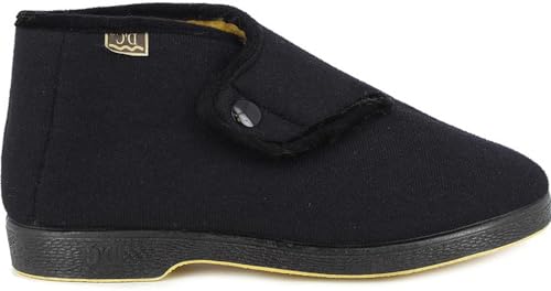 Doctor Cutillas ZAPATILLA 476 BOTA VELCRO TEXTIL FOAM NEGRO CASA MUY CÓMODA PARA MUJER 27905 (negro, 41)