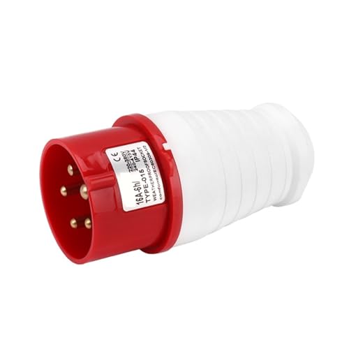Conector industrial ZQ-015 5 polos 16A resistente IP44 miniatura 1