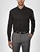 Unlisted by Kenneth Cole mens Regular Fit Solid Dress Shirt, Black, 16 -16.5 Neck 36 -37 Sleeve Large US