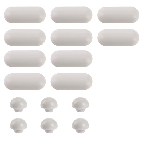 The Lord of the Tools 16PCS Toilet Seat Bumpers Set Universal Toilet Lid Cushions Pads Anti-Noise Replacement Seat Lid Buffers for Home Hotel Bathroom Toilet Seat and Toilet Lid Gray
