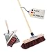 BawiTec Outdoor Kehrset ArengaMix Qualitäts Besen 40cm mit Handfeger 28cm und Metall-Kehrblech mit Holzgriff Outdoorbesen Set Gartenbesen inkl. lackiertem Besenstiel Universalbesen mit Borstenmix LZ 8 günstig Kaufen-BawiTec Outdoor Kehrset ArengaMix Qualitäts Besen 40cm mit Handfeger 28cm und Metall-Kehrblech mit Holzgriff Outdoorbesen Set Gartenbesen inkl. lackiertem Besenstiel Universalbesen mit Borstenmix