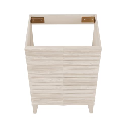 Image of Swiss Madison Cascade 24'' Bathroom Vanity in White - Cabinet