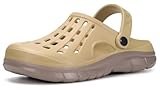 Zuecos Sanitarios Mujer Hombre Zapatillas de Playa EVA Zapatos de Jardín Respirable Ligero Clogs Sandalias