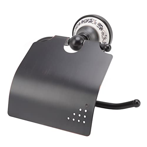 Paper Towel Dispenser, Easy to Install Paper Towel Holder Dark Bronze for Kitchen