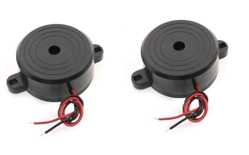 Image of 1 PIECE Big Buzzer 3-12 Volt DC with Wire Small Enclosed 95DB for Alarm Project