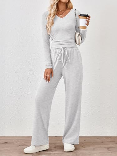 Trendy Queen 2 Piece Lounge Sets for Women Fall Outfits 2025 Fashion Two Piece Sweatsuits Business Casual Outfits Clothes2