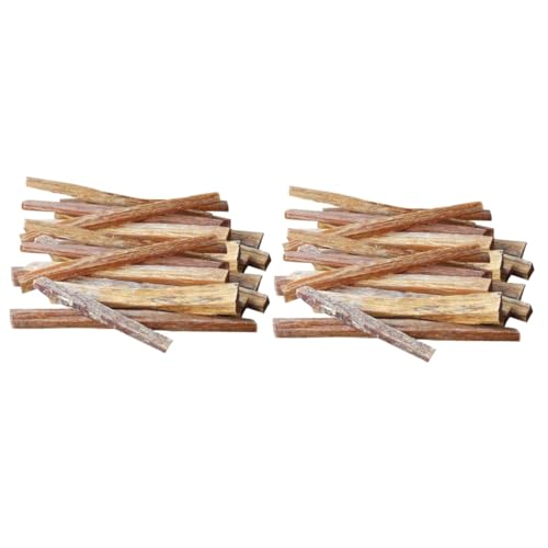 ibasenice 2 Piezas 1 Encendido Troncos de iniciador de Herramientas de Quema de leña Herramientas para Acampar Palo para encender Palos de fogata de Madera