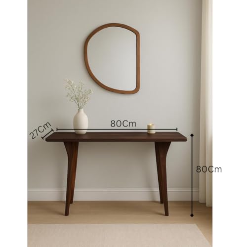 Image of 80cm Long Wooden Console Table for Living Room | Side Entrance Table for Home (80 * 25 * 77 Cm)