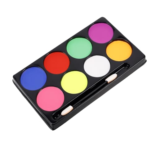 OATIPHO Pintura Facial A Base De Aceite Para Niños, Paleta De 8 Colores Para Maquillaje Artístico, Ideal Para Eventos De Halloween, Cosplay Y Fiesta, Duraderos Y No Húmedos, Aplicaciones