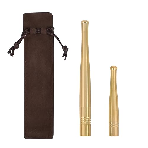 Porte-Cigarette, 2 Pièces Porte-Cigarettes en Métal, Porte-Filtre à Cigarette Réutilisable, Porte-Filtre à Tabac Portable, Convient à 3 Tailles de...