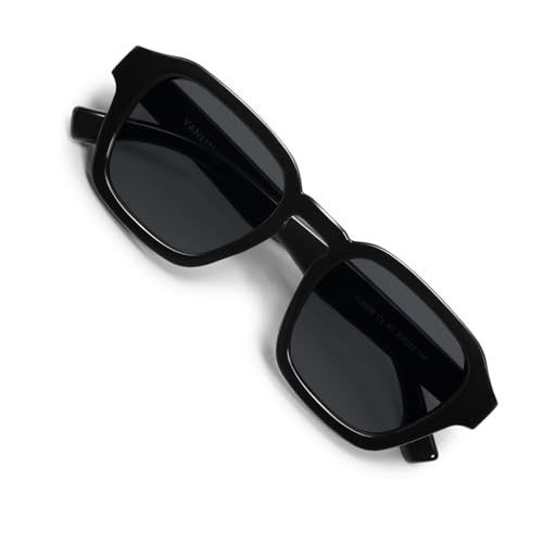 Image of VANLINKER Retro Vintage Polarized Trendy Small Square Sunglasses for Women Men 2025 Fashion Shades VL9858