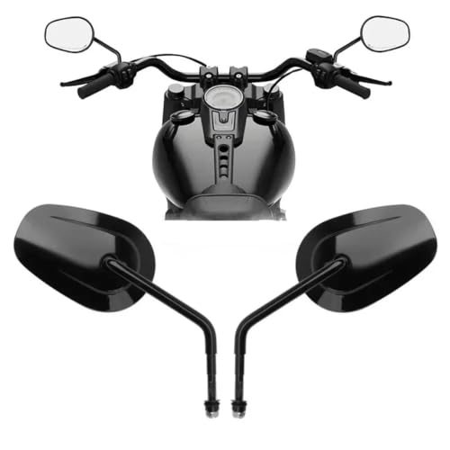 Espejos retrovisores de motocicleta con acabado resistente y alta estabilidad de visión 4