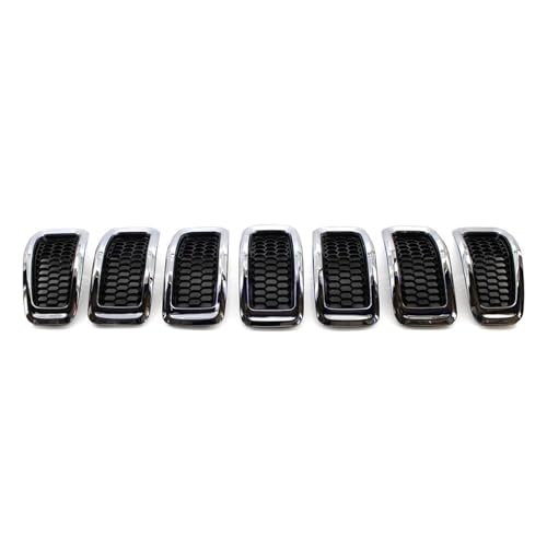 Inserts de calandre en nid d'abeille ABS pour Jeep Cherokee 2014-2018