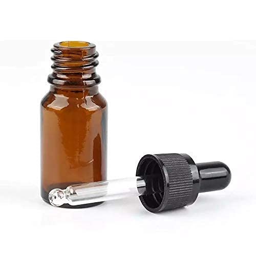 10ml amber color glass bottle with pipette pack of 12 for homeopathy ayurvedi medicine oil-image-42