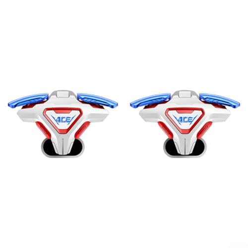 Controlador de juego móvil con funcionalidad de 6 dedos, disparadores de aleación galvanizada para un tacto suave, sin bloqueo de pantalla