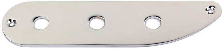SUPVOX Ge214 Electric Guitar Bridge Control Plate Metal 3 Holes Guitar Control Plate Style
