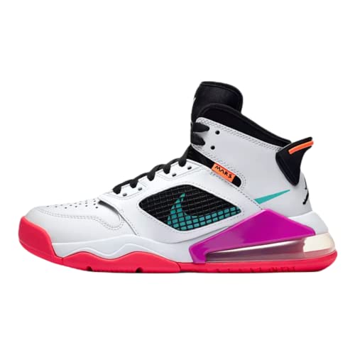 Jordan Mars 270 Grade School White Orange Pink Black BQ6508-102 (BQ6508-102, Numeric_4_Point_5)