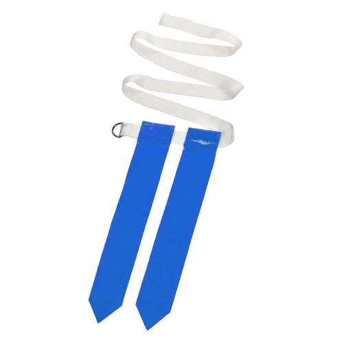 LIOOBO 8-pc American Football Waist Belt Flag Rugby Training Kit Flags Webbing for Boys and Girls