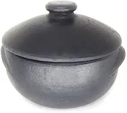Panela de Barro Capixaba 1.5/2 / 3.5 OU 5 LITROS panelas de ceramica panelas de ceramica para Moqueca, Feijoada (2,0 LITROS)