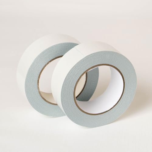 【Dream Sticker】はがせる 両面テープ 40mm×15m 賃貸OK 床 床材対応 原状回復 ノリ無し フロアタイル クッションフロア用 リメイクシート 壁紙 壁の保護にも 2個セット