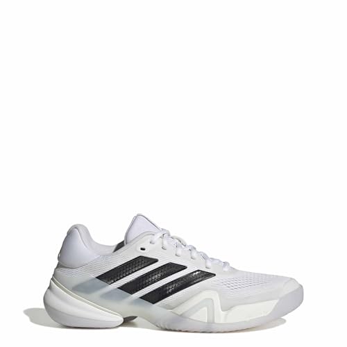 adidas men's barricade 14 tennis shoes white 8